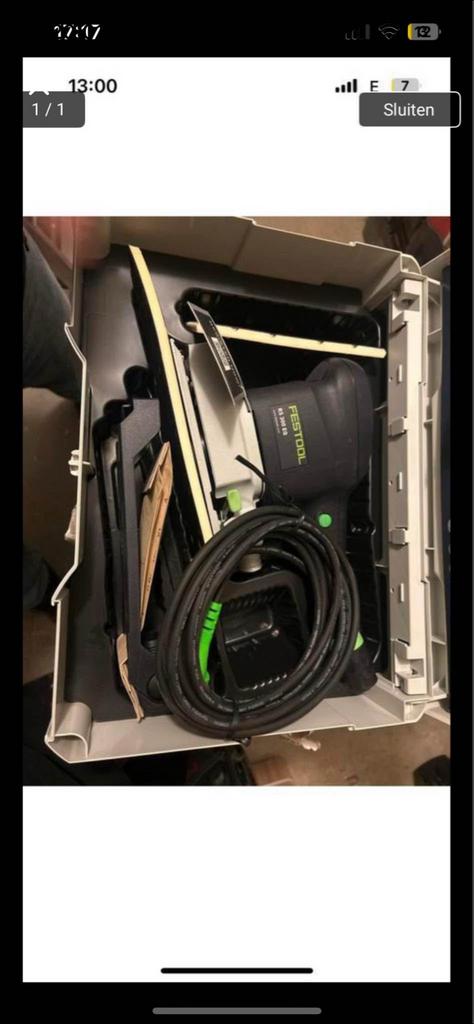 Nieuwe Festool Schuurmachine - Topkwaliteit!, Doe-het-zelf en Verbouw, Gereedschap | Schuurmachines, Ophalen of Verzenden, Nieuw