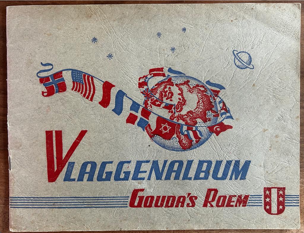 Gouda's Roem - Vlaggenalbum van de Gehele Wereld - deel 1, Boeken, Ophalen of Verzenden, Gelezen, Plaatjesalbum