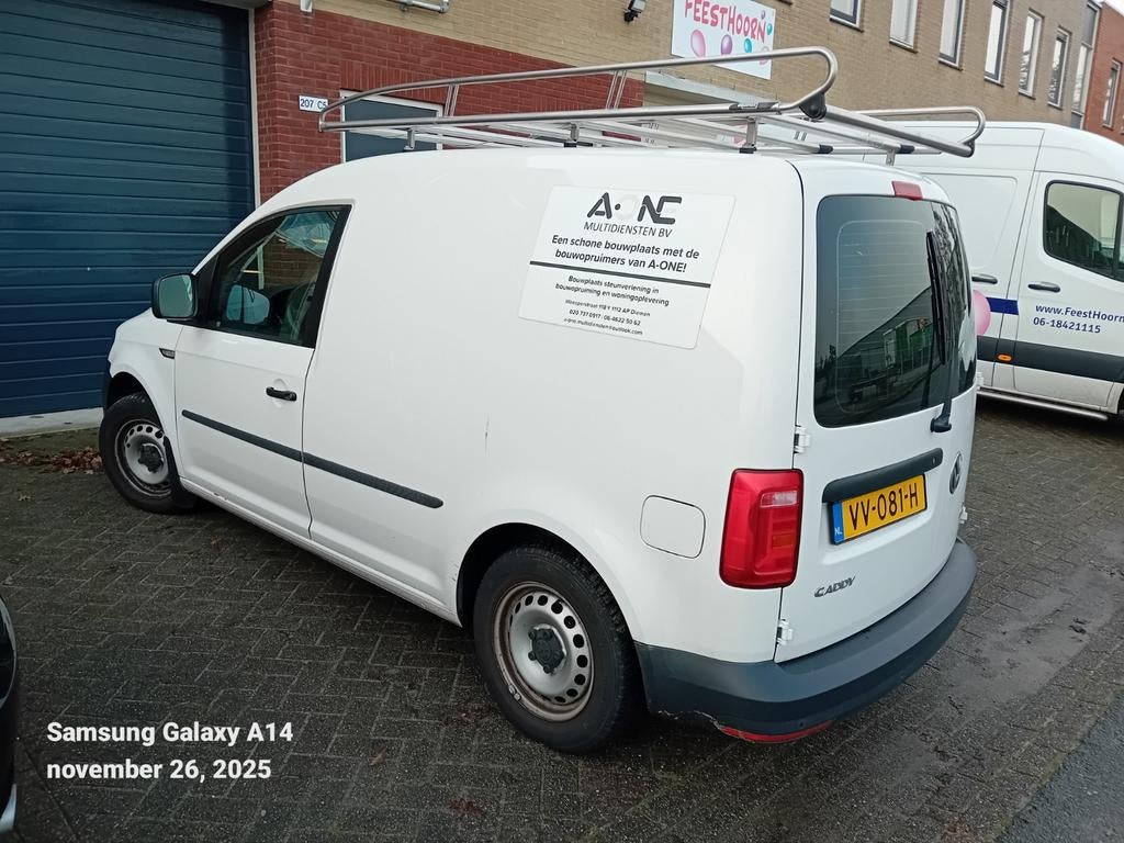 Volkswagen Caddy rvs equinox imperiaal ladderrol windspiraal