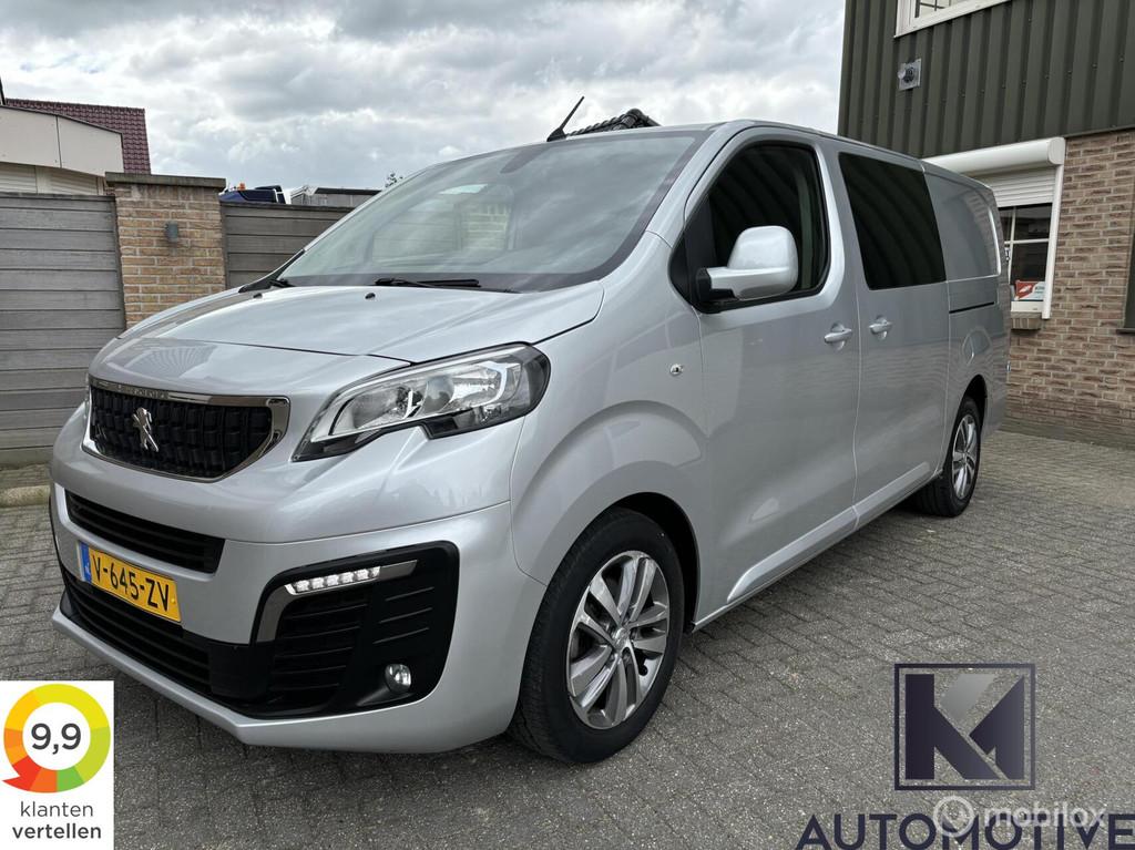 Peugeot Expert 2.0 BlueHDI 120pk Dubbel Cabine L3|2xSchuifde, Auto's, Bestelauto's, 1734 kg, Euro 6, 4 cilinders, Bluetooth