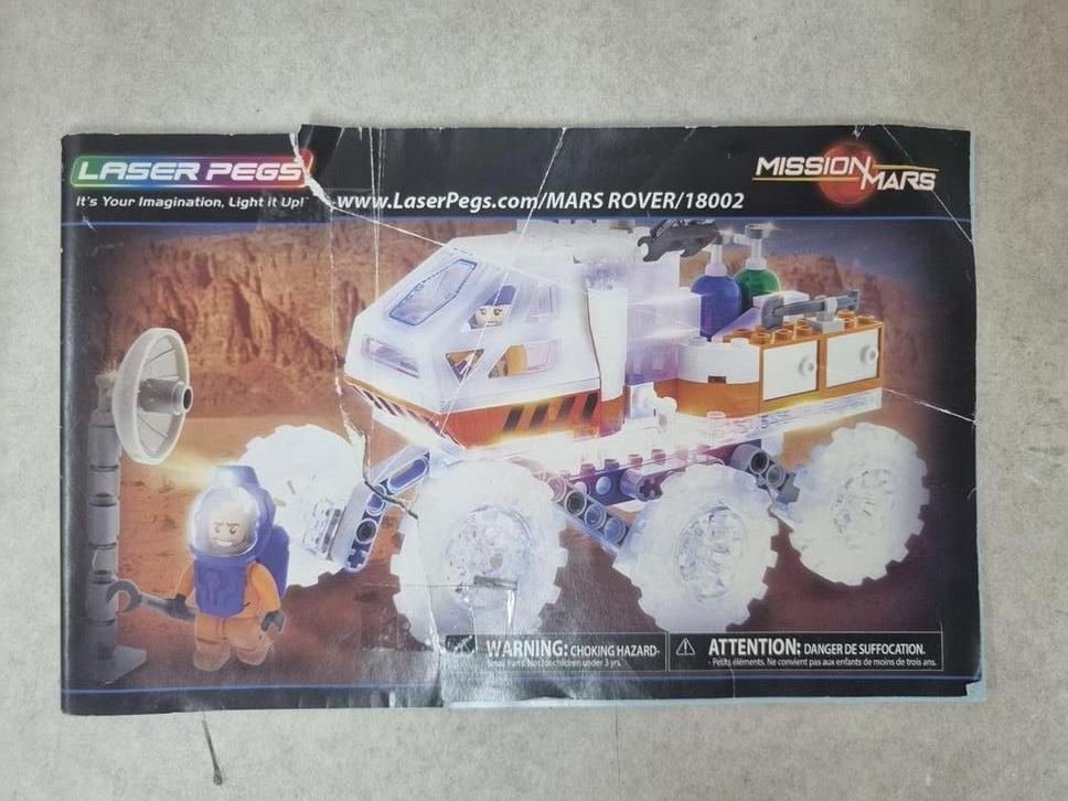 Lego Laser Pegs Mars Rover 18002 - Complete Set, Ophalen of Verzenden, Zo goed als nieuw, Complete set, Lego