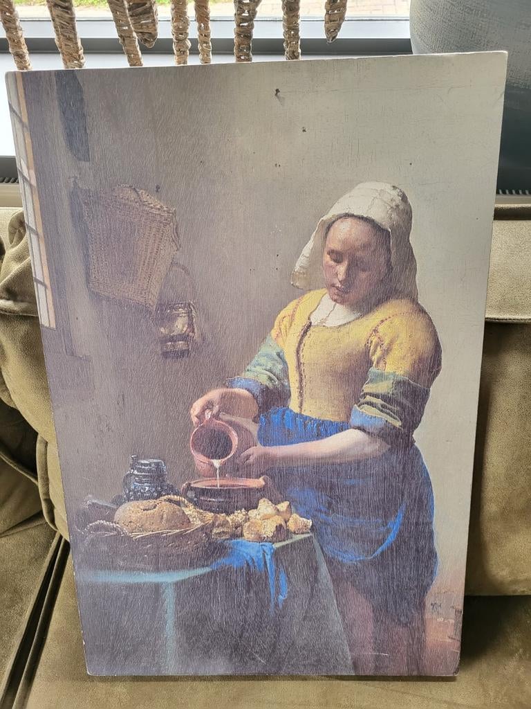 Schilderij het melkmeisje, Ophalen, Schilderij, Minder dan 50 cm