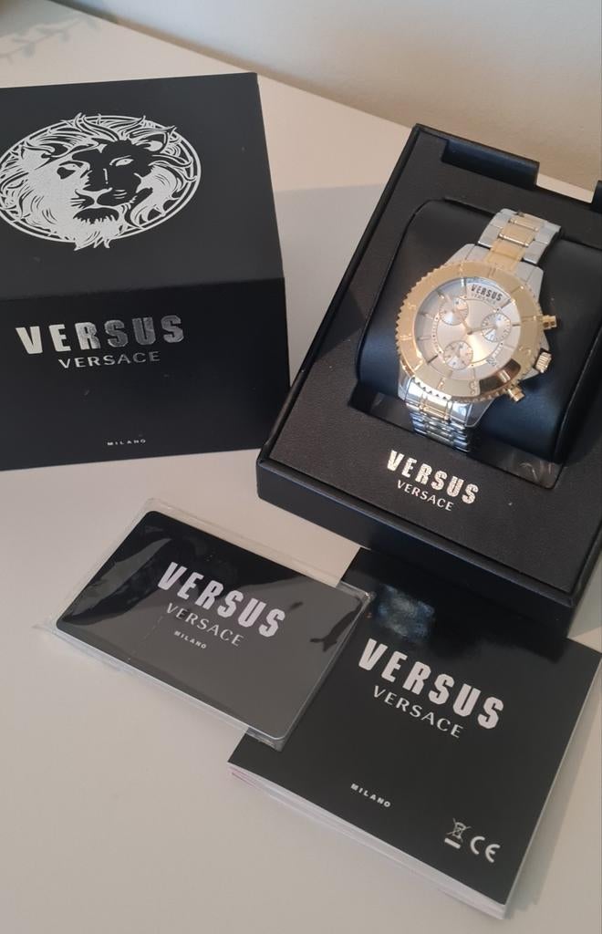 Versace herenhorloge - NIEUW, Ophalen of Verzenden, Nieuw, Overige merken
