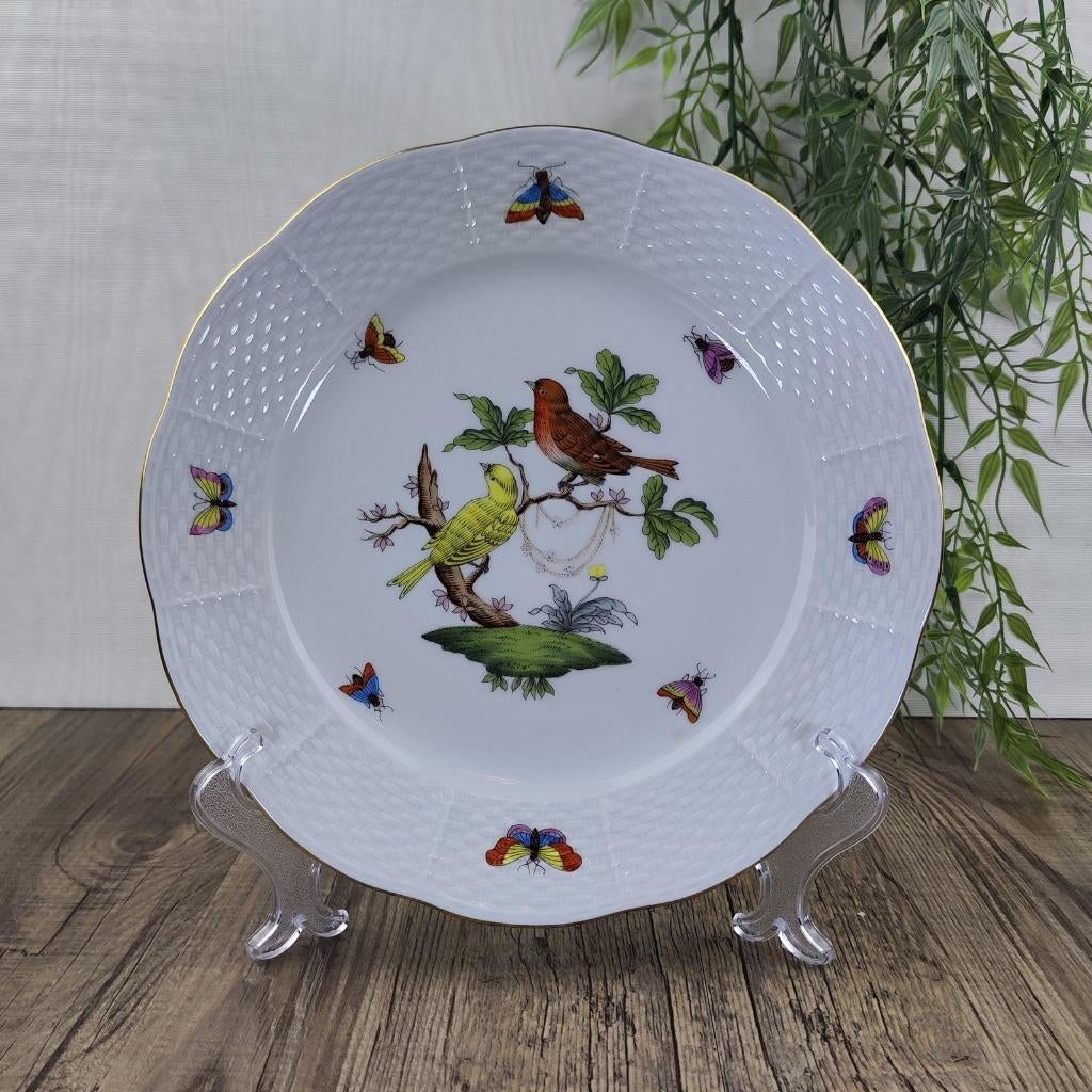 Herend Rothschild Bird Ontbijtbord #521, Antiek en Kunst, Ophalen of Verzenden