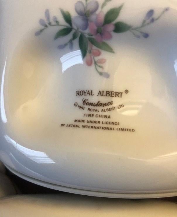 Oude telefoon van Royal Albert - vintage vaste telefoon, Ophalen of Verzenden, Gebruikt, Met draaischijf