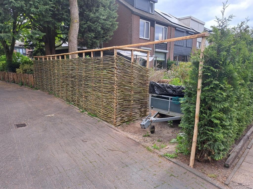 Wilgenschutting,Wilgenscherm,Plaatsen vanaf November €42 m2
