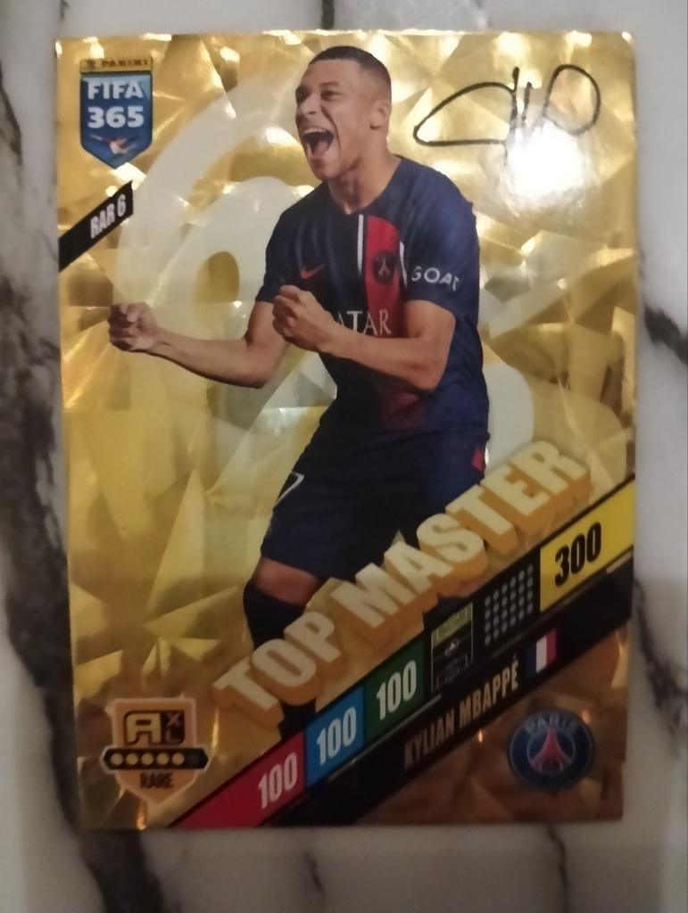 Kylian Mbappe handtekening, Ophalen of Verzenden, Plaatje