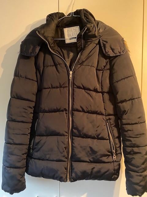 Winterjas, Ophalen, Gedragen, Maat 38/40 (M), Blauw