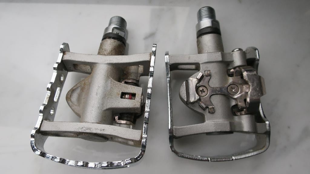 Shimano combi pedalen MTB (met of zonder SPD), Fietsen en Brommers, Fietsonderdelen, Ophalen of Verzenden, Zo goed als nieuw, Crankstel of Pedalen