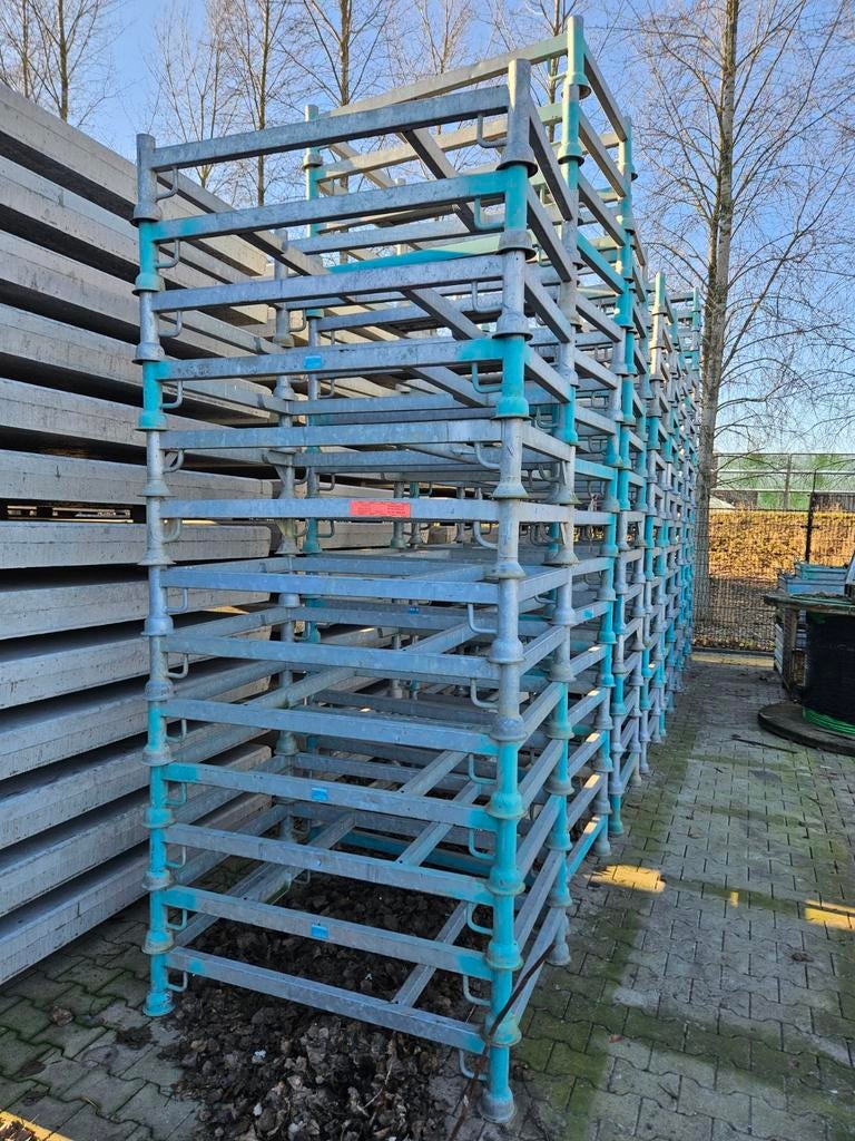 Stapelrekken Model Layher opslagbok opslagjuk, Doe-het-zelf en Verbouw, Steigers, Ophalen, Gebruikt, ., Overige typen