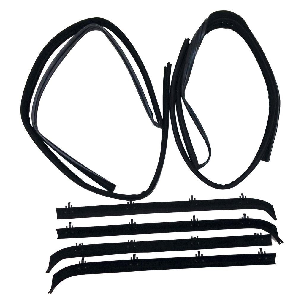 Raamborstel + sponning rubber set voordeur Chevy G-serie Van, Ophalen, Amerikaanse onderdelen, Deur