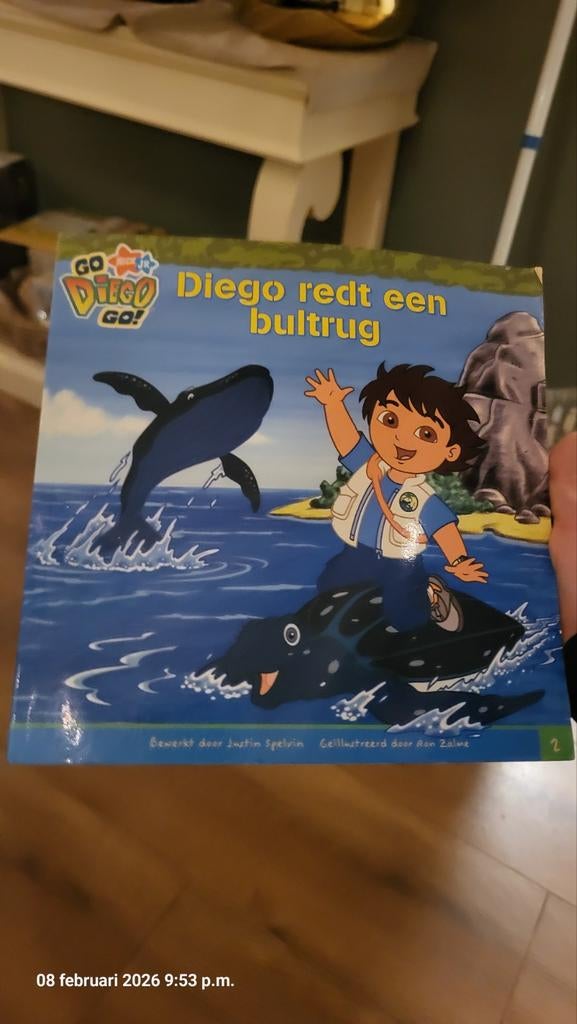 Go Diego Go! Diego redt een bultrug - Boekje, Ophalen of Verzenden, Zo goed als nieuw, Justin spelrin, Sprookjes
