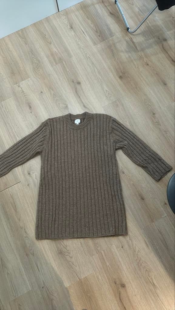 H&M Gebreide Trui - XL - Beige, H&M, Beige, Maat 46/48 (XL) of groter, Nieuw