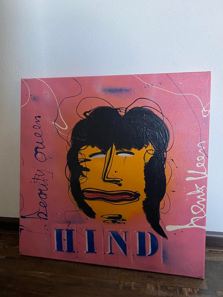 Schilderij Henk Veen van Hind, Ophalen