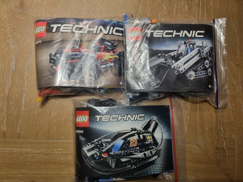 3 technic lego sets, Ophalen of Verzenden, Gebruikt, Complete set, Lego