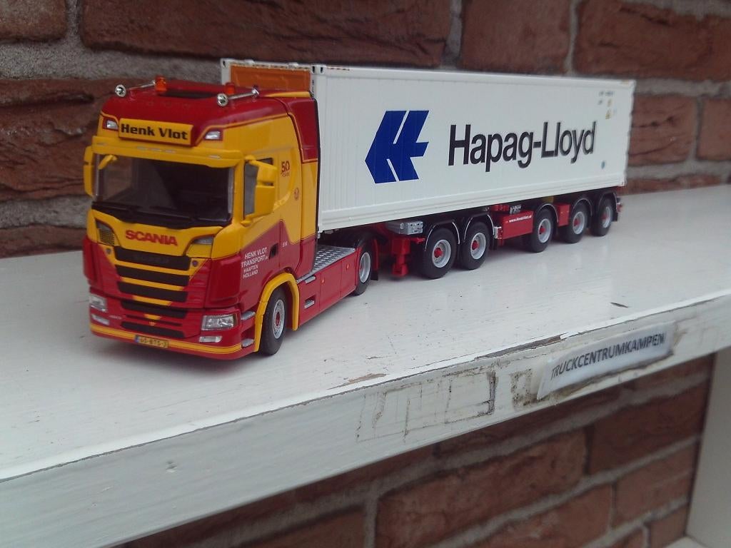 WSI  Scania  S  Highline  van  Henk  Vlot., Hobby en Vrije tijd, Modelauto's | 1:50, Ophalen of Verzenden, Nieuw, Bus of Vrachtwagen