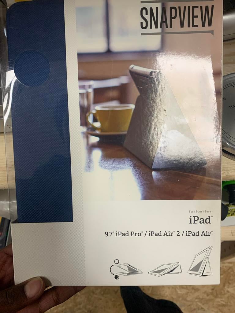 Case Logic SnapView iPad 9.7" Hoes - Midnight, Ophalen of Verzenden, Nieuw, 9 inch, Bescherming voor- en achterkant