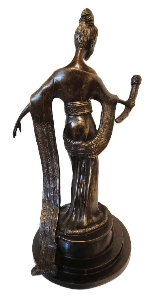 Bronzen beeld - 43cm, Ophalen of Verzenden, Brons