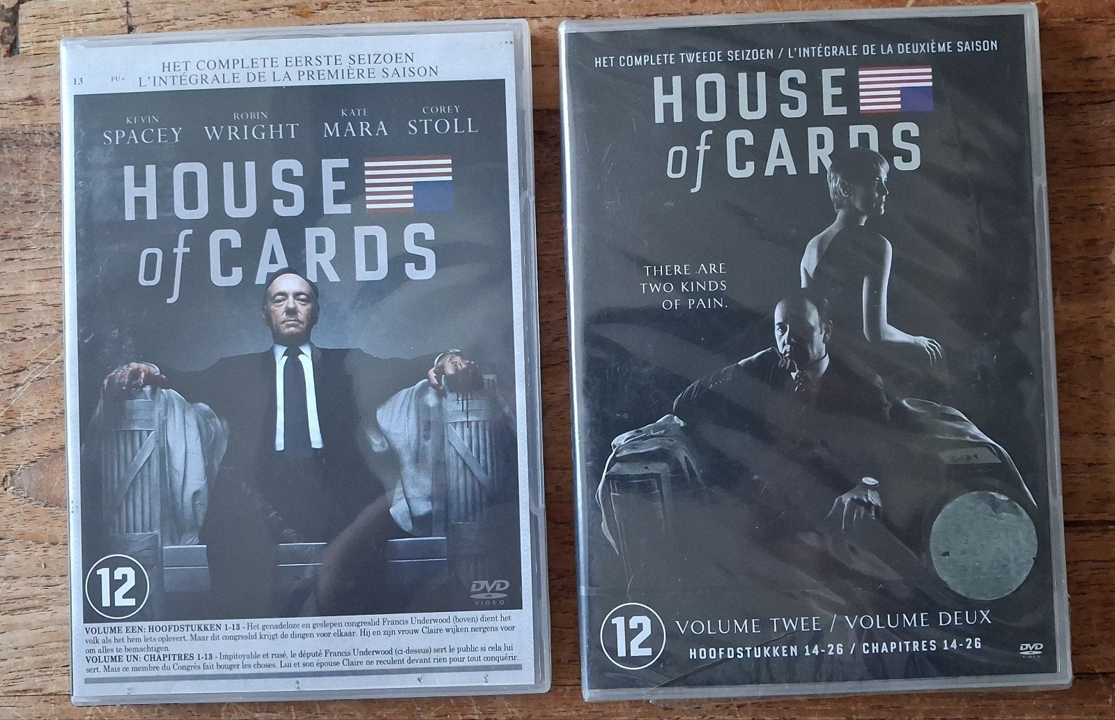 House of Cards Seizoen 1 & 2 DVD Boxset, Cd's en Dvd's, Vanaf 12 jaar, Ophalen of Verzenden, Nieuw in verpakking, Drama