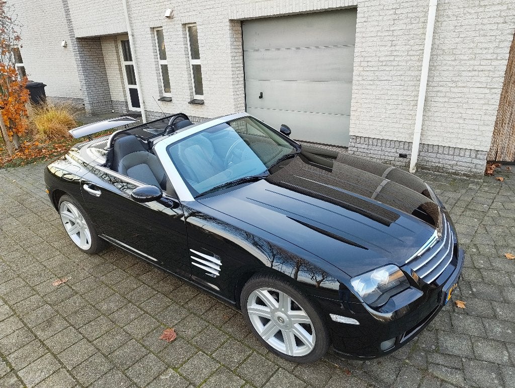 Chrysler Crossfire, ltd, cabriolet, 68317km! 3,2 liter V6, Automaat, Achterwielaandrijving, Cabriolet, Zwart