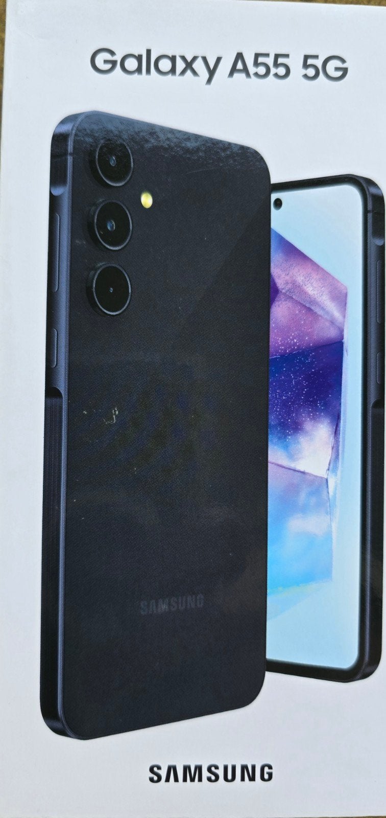 Samsung Galaxy A55 5G, Telecommunicatie, Mobiele telefoons | Samsung, Ophalen, Zwart, Touchscreen, Zo goed als nieuw