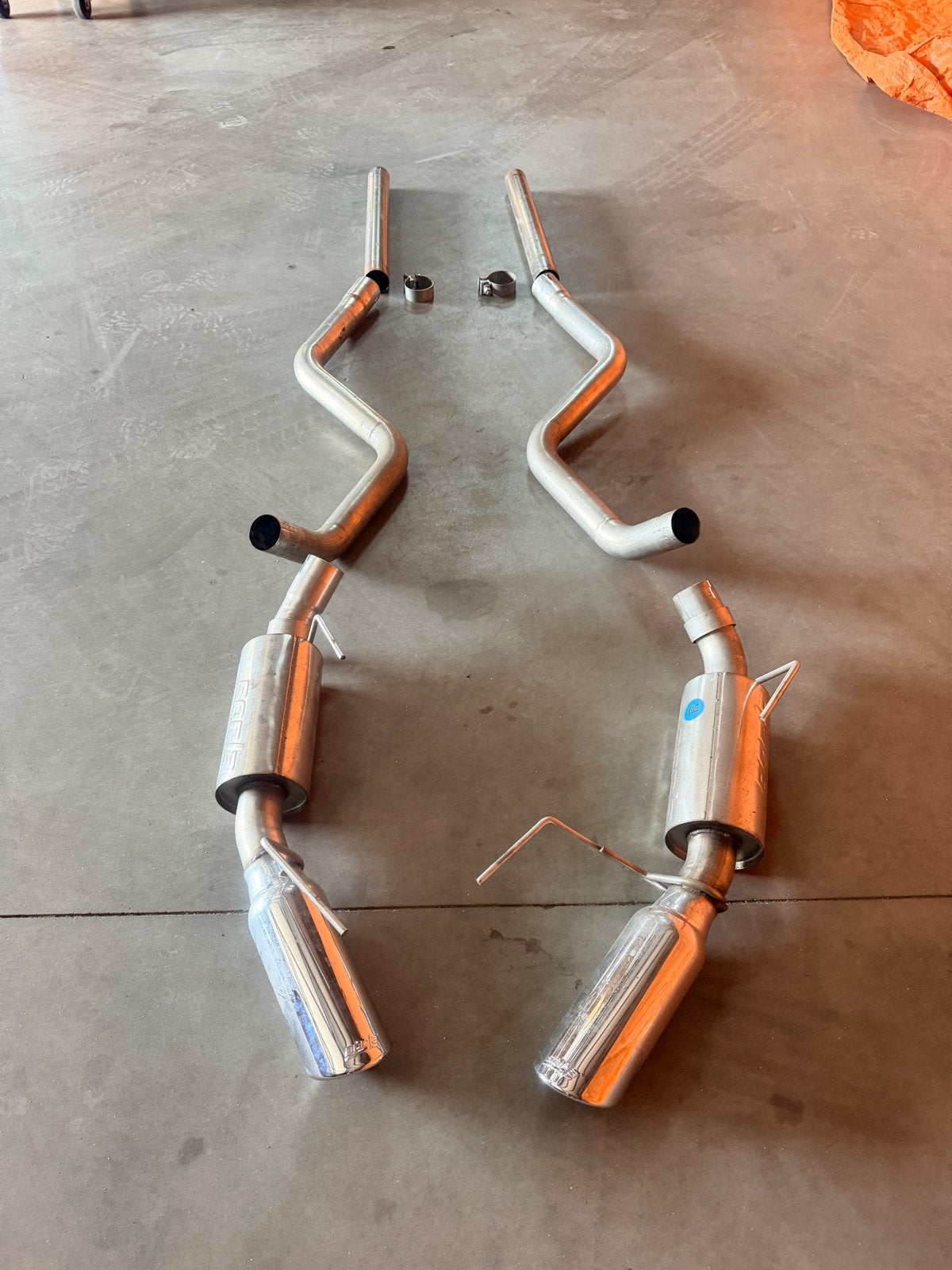 Borla S-Type Cat-Back Uitlaatsysteem voor Ford Mustang GT, Ophalen of Verzenden, Gebruikt, Ford