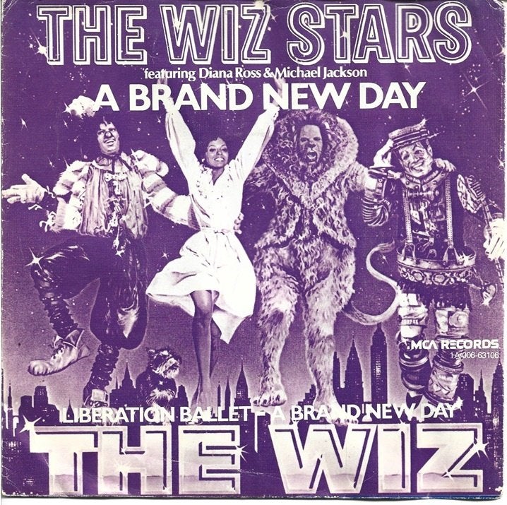 The Wiz Stars - A Brand New Day ( D. Ross & Michael Jackson), Gebruikt, Filmmuziek en Soundtracks, 7 inch, Overige typen