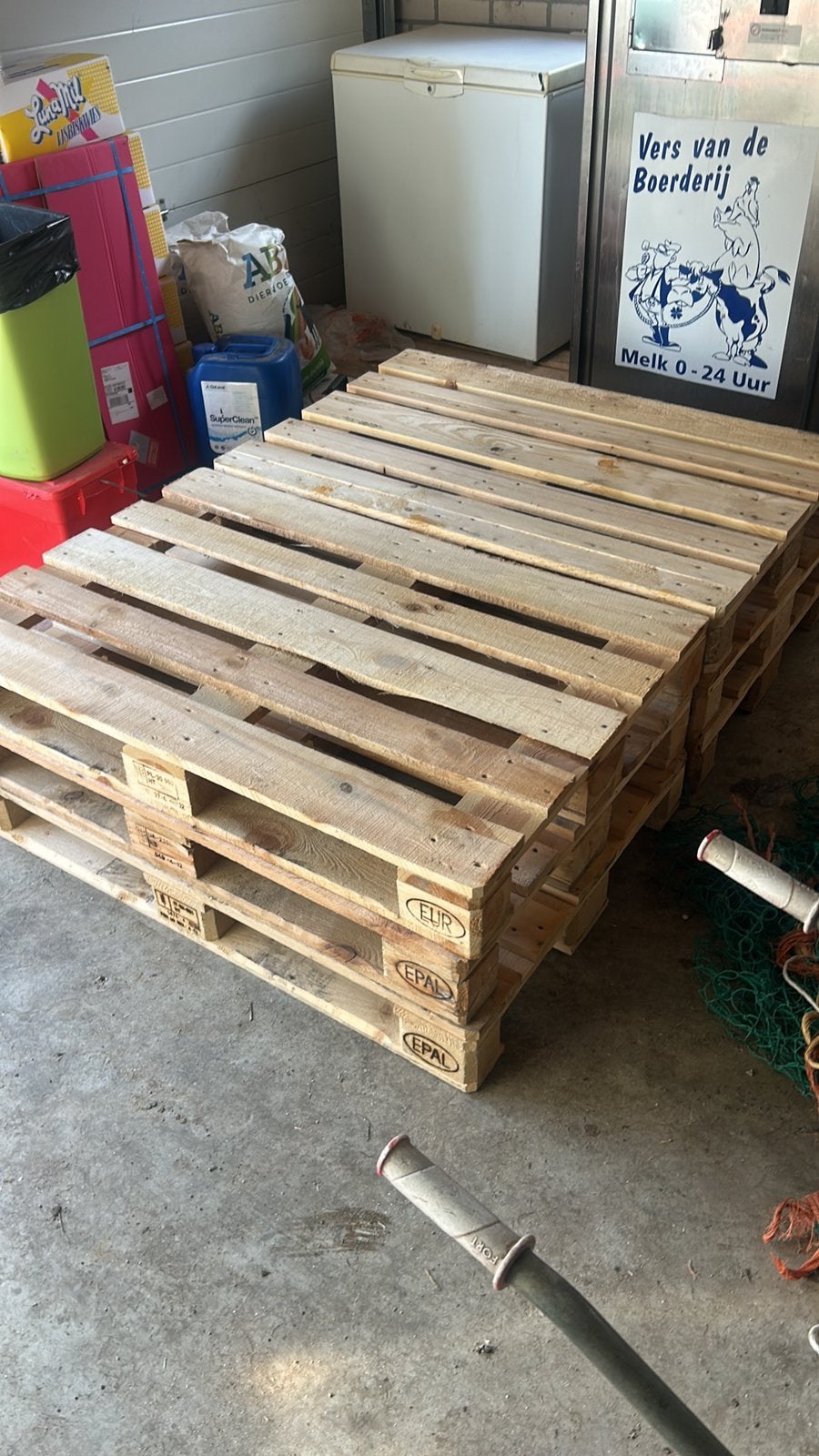 6x europallet nieuw europallets pallet pallets, Geïmpregneerd, Minder dan 25 mm, Nieuw, Ophalen of Verzenden