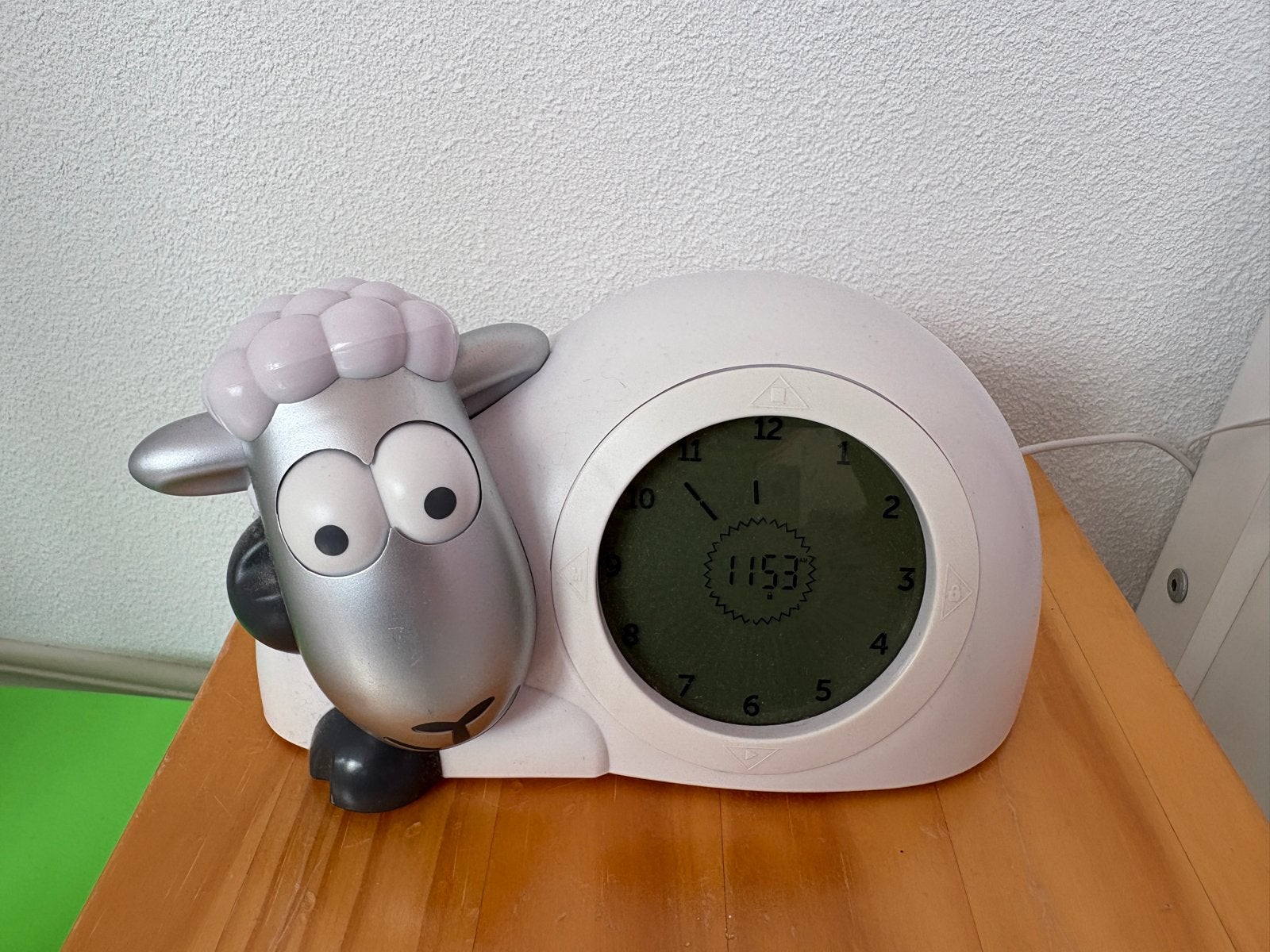 Zazu Schaap Slaaptrainer & Nachtlampje met Wekker, Ophalen, Zo goed als nieuw, Digitaal