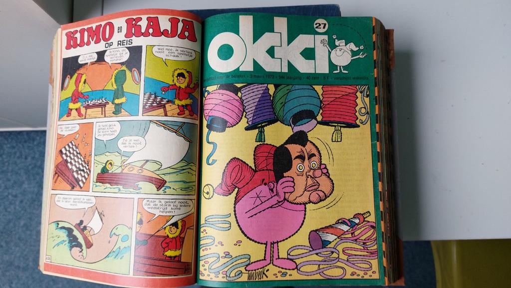 Okki, jeugdtijdschrift. Complete jaargang 54, 1972-1973, Complete serie of reeks, Ophalen of Verzenden, Gelezen, Amerika