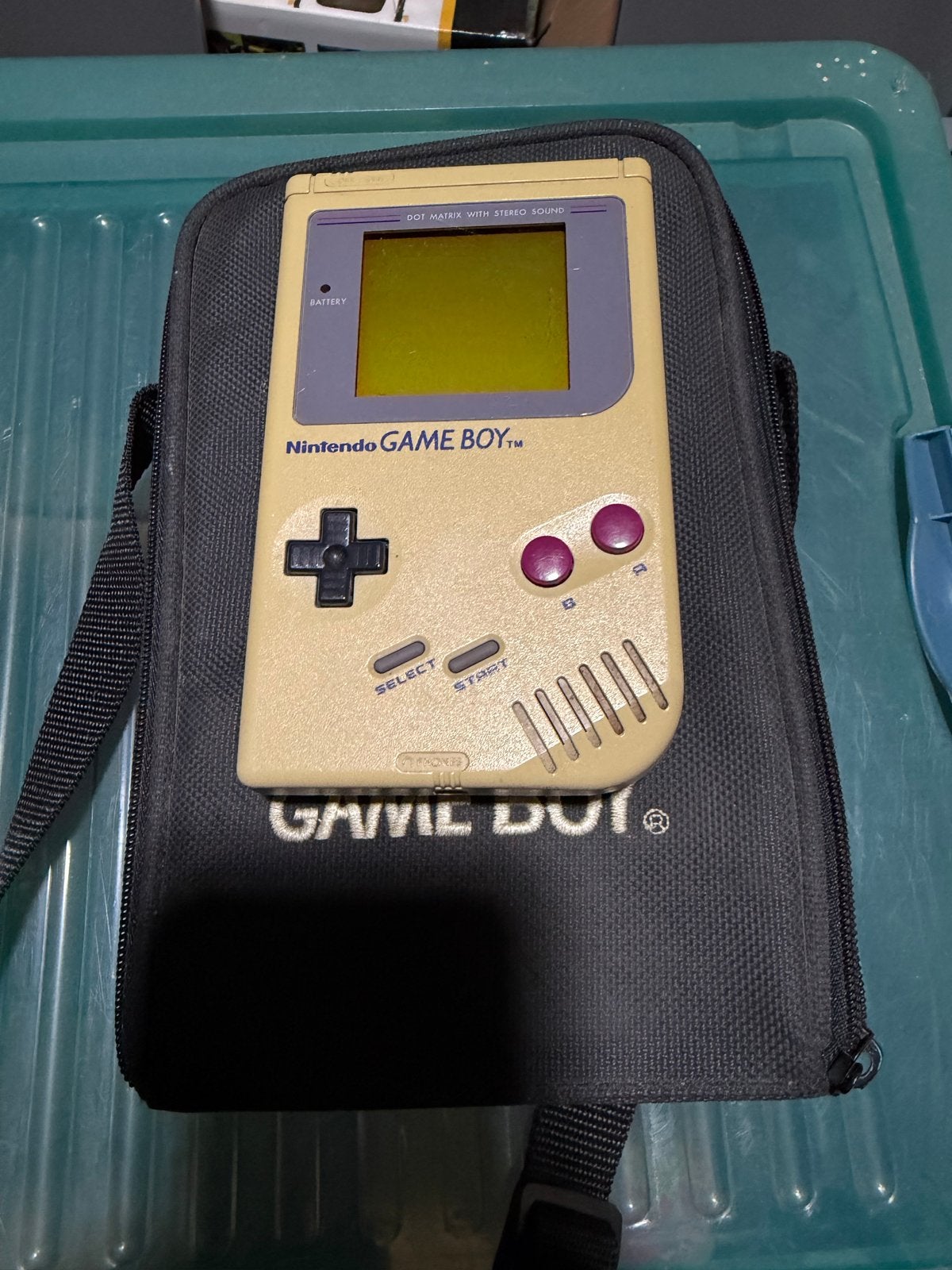 Nintendo Game Boy Classic met beschermhoes, Ophalen of Verzenden, Gebruikt, Game Boy Classic, Met beschermhoes of tas