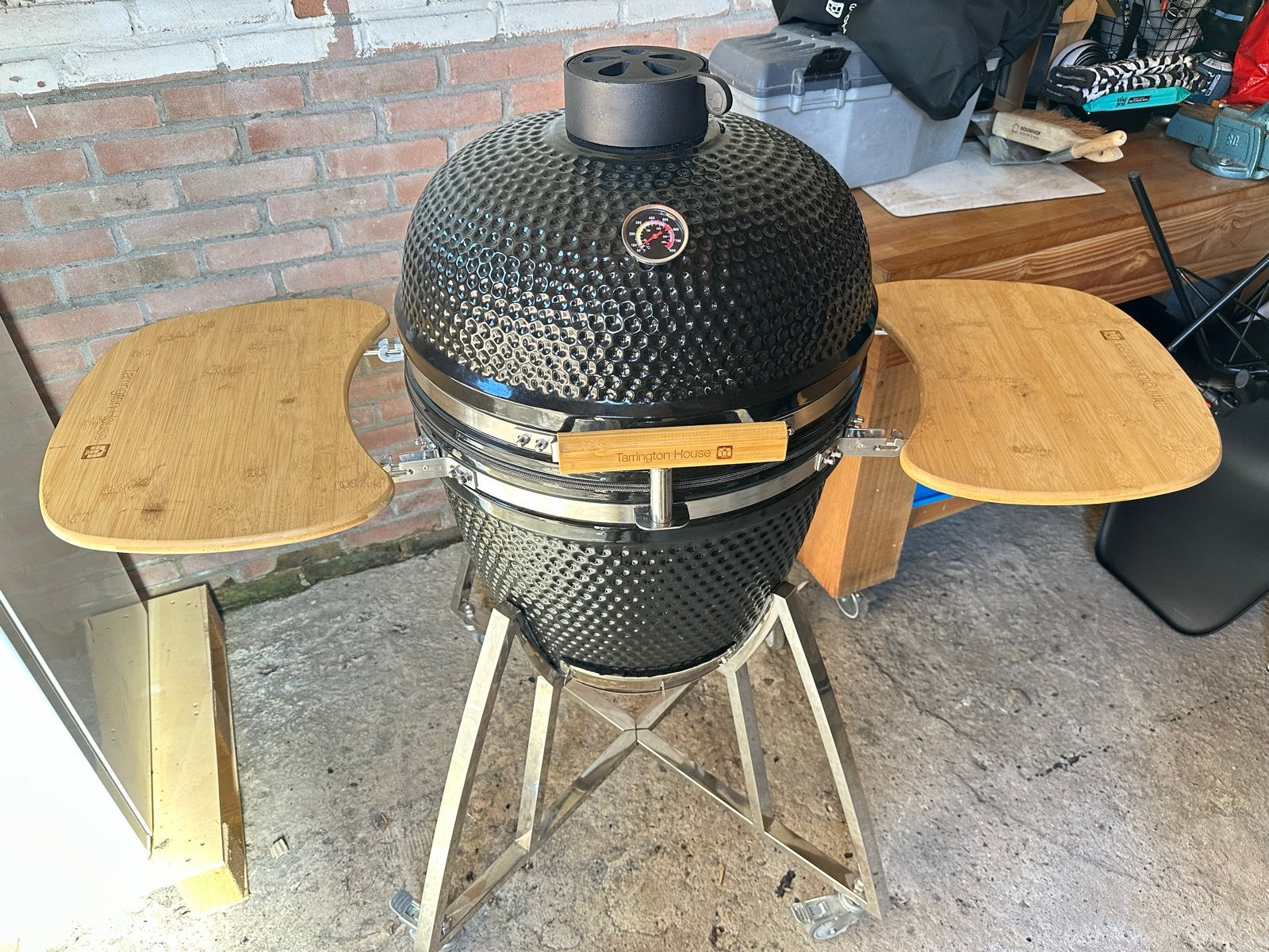 Kamado BBQ Tarrington House 54cm, Tuin en Terras, Ophalen of Verzenden, Zo goed als nieuw