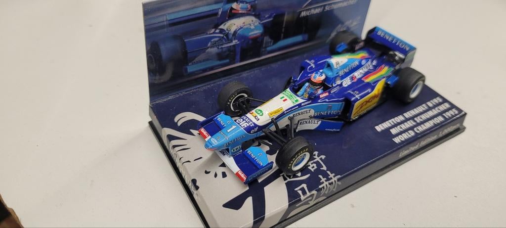 Minichamps Benetton Renault B195 M.Schumacher W.Champion1995, Hobby en Vrije tijd, Modelauto's | 1:43, Ophalen of Verzenden, Nieuw
