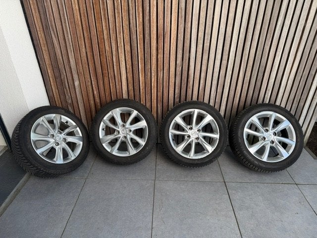 Complete set velgen/banden(goed profiel) voor Opel Corsa, Auto-onderdelen, Banden en Velgen, Ophalen, Gebruikt, 16 inch, Banden en Velgen