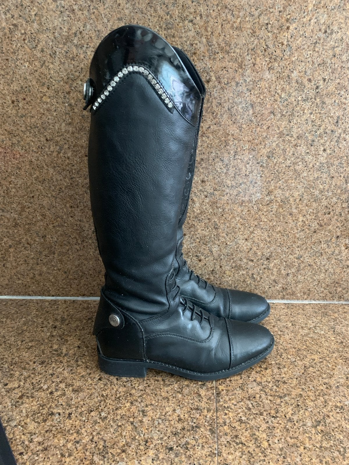 Paard laarzen, Dieren en Toebehoren, Paardrijkleding, Ophalen, Zo goed als nieuw, Dressuur, Schoeisel