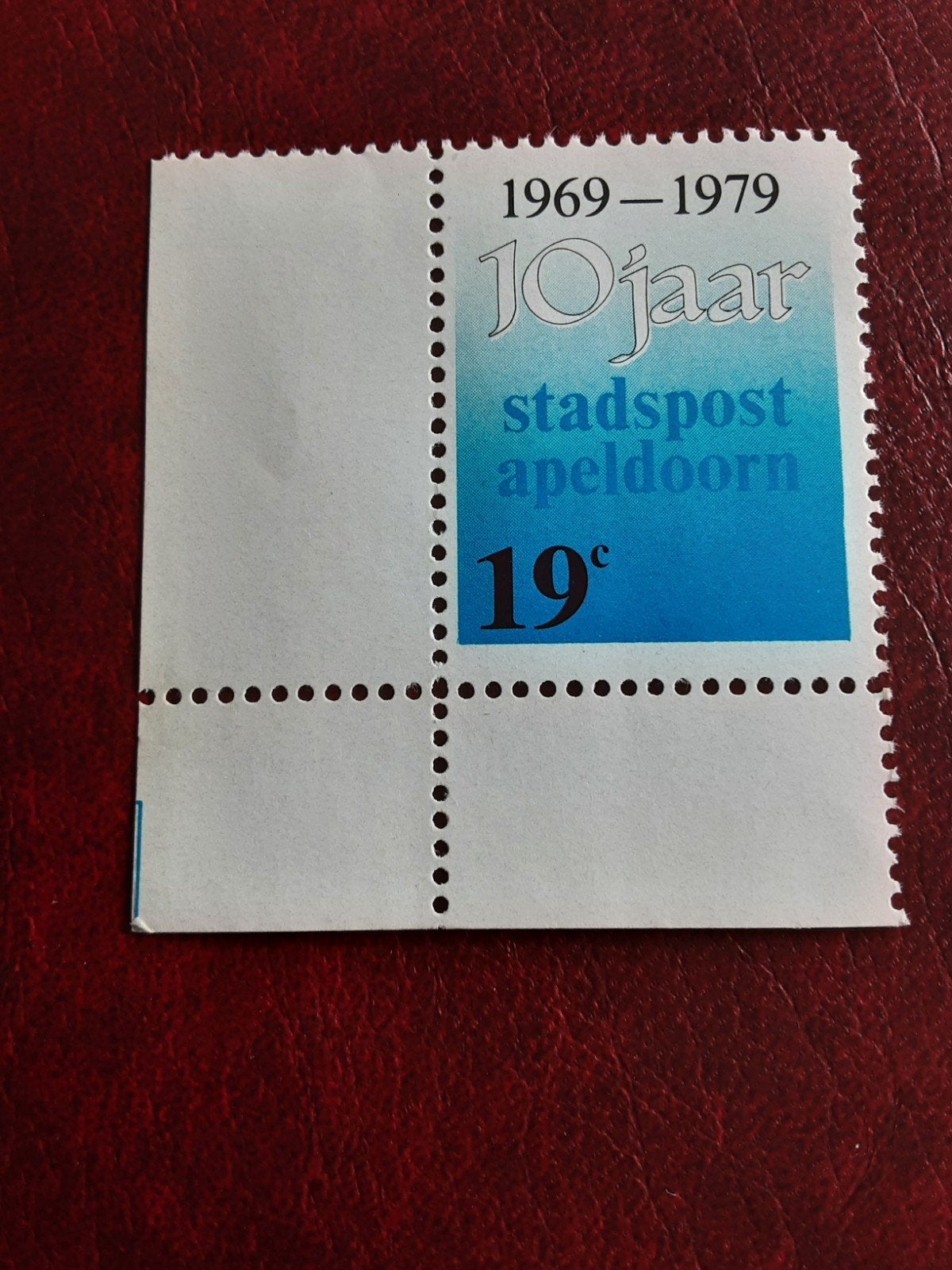 Stadspost Apeldoorn.  10 Jaar Stadspost Apeldoorn 19ct ( pf), Postzegels en Munten, Ophalen of Verzenden