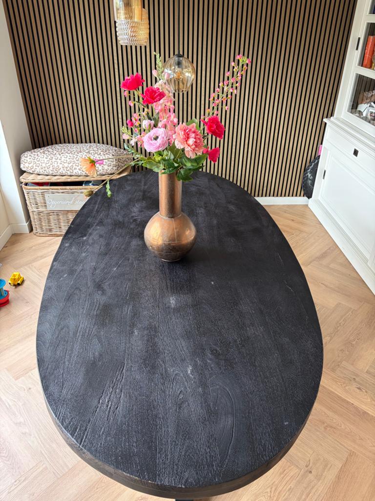Eetkamer tafel, Ophalen, 100 tot 150 cm, 200 cm of meer, Vijf personen of meer