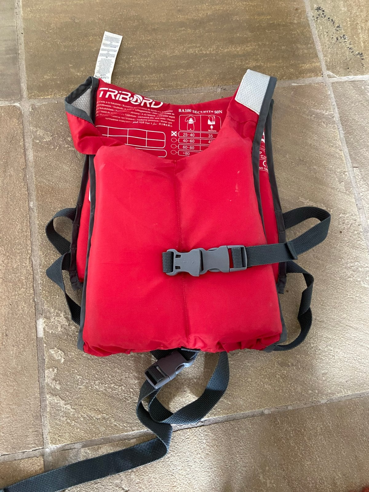 Tribord BA100 Securifit 50N Zwemvest (25-40 kg), Ophalen of Verzenden, Gebruikt, Kind, Overige typen