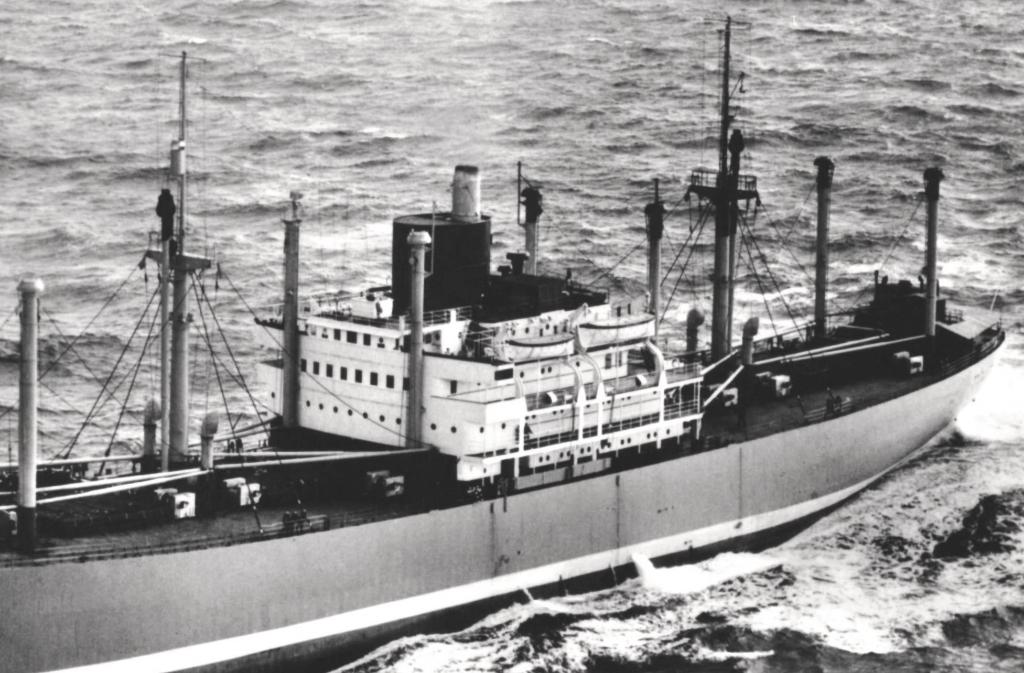 948532 schip s.s. Zeeland Koninklijke Rotterdamsche Lloyd, Ophalen of Verzenden, 1960 tot 1980, Gelopen, Zuid-Holland