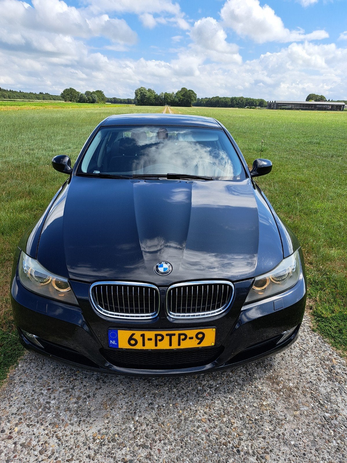 BMW 3-Serie 3.0 I 325 Xdrive 2011 Zwart Business line, Auto's, Stof, Zwart, Handgeschakeld, Vierwielaandrijving