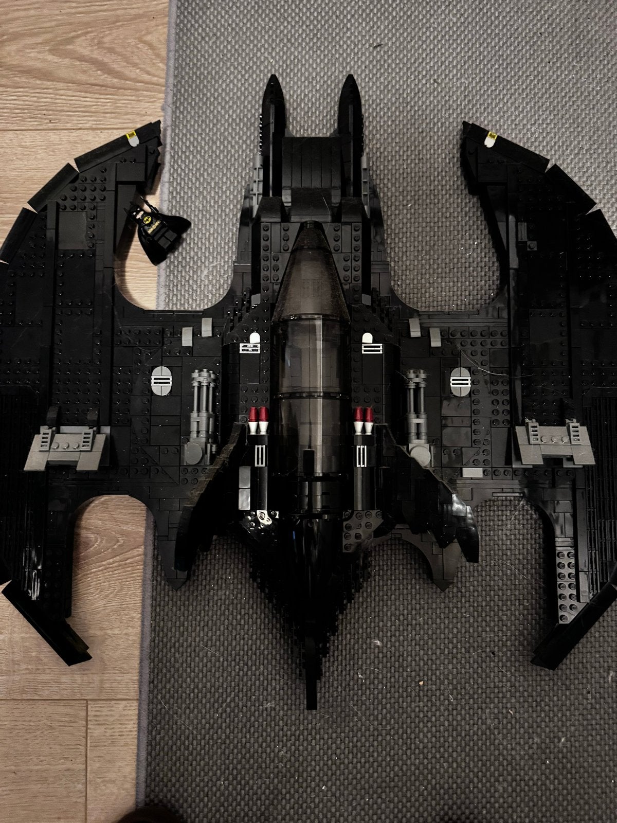 LEGO 76161 Batwing 1989 - Mist 2 minifiguren, podium, plaat, Ophalen, Gebruikt