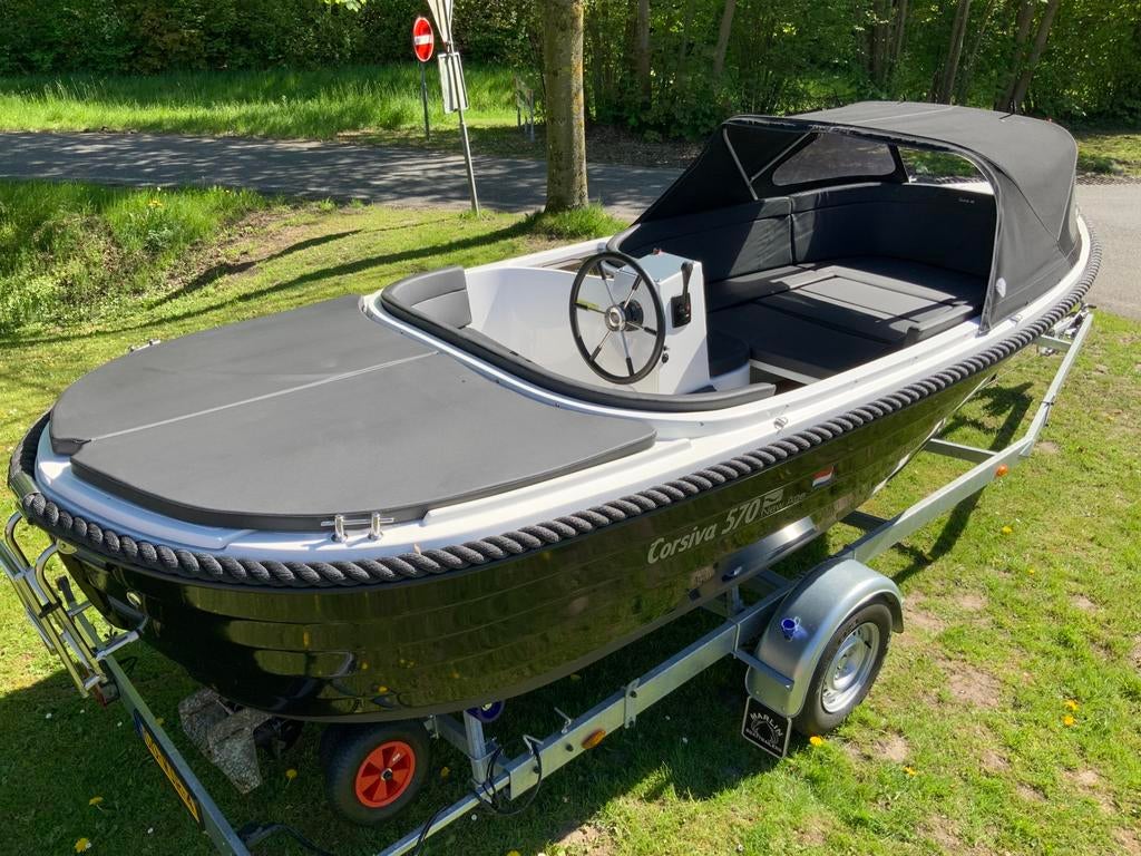 Corsiva 570 New Age  | Mercury 15 pk EFI | Buiskap | Bun |, Ophalen, 10 tot 30 pk, Zo goed als nieuw, 3 tot 6 meter