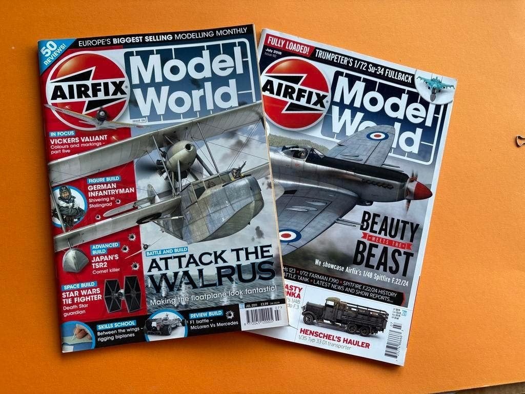 Model World Tijdschriften - Airfix modelbouw magazines, Verzenden, Zo goed als nieuw, Glossy