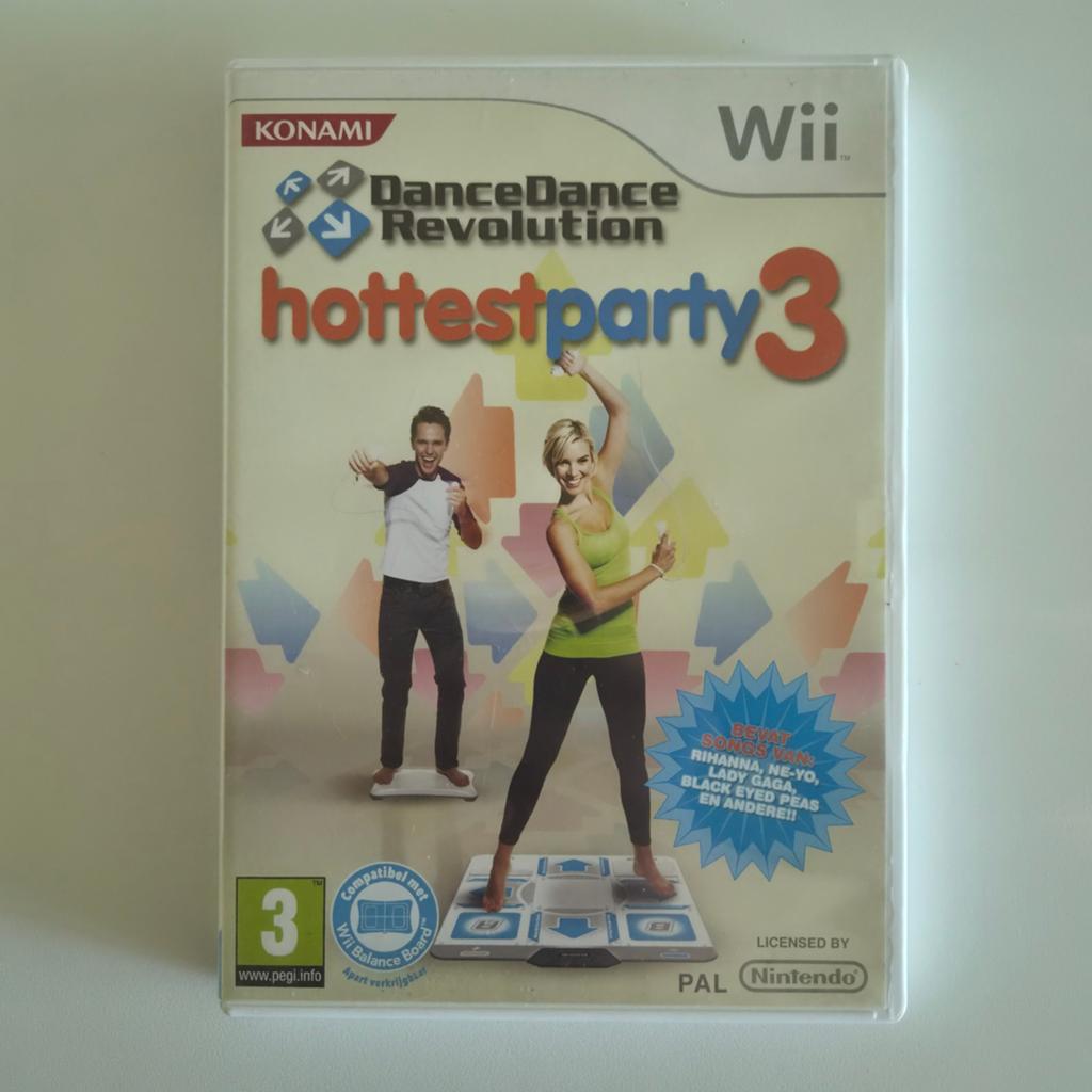 Dance Dance Revolution Hottest Party 3 - Wii, Muziek, Gebruikt, Eén computer, Ophalen of Verzenden