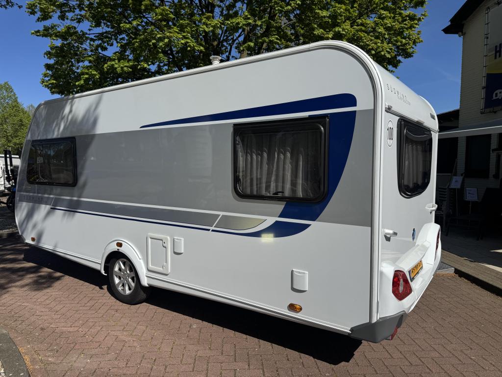 Knaus Sudwind Silver Selection 500 EU Airco,Unico Luifel!, Rondzit, 7 tot 8 meter, Bedrijf, Schokbreker