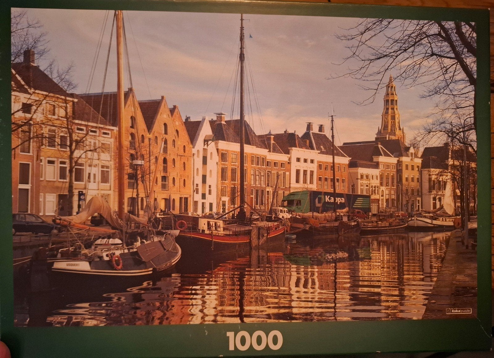 Legpuzzel Hoge Der Aa Groningen 1000 stukjes, Ophalen, 500 t/m 1500 stukjes, Zo goed als nieuw, Legpuzzel
