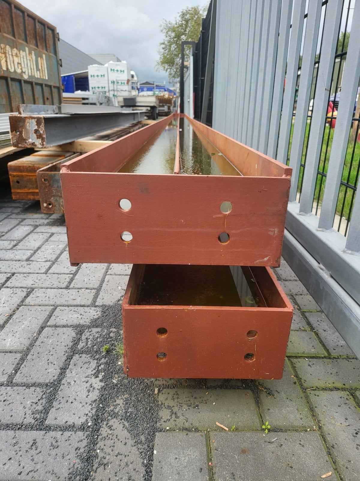 10 meter H balken voor constructie, verbouwing, Doe-het-zelf en Verbouw, Metalen, Ophalen, Gebruikt, IJzer