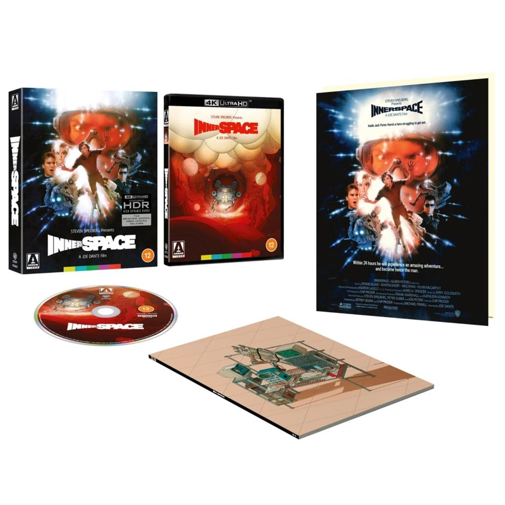 Innerspace L.E. (Arrow Video) 4K UHD Blu-Ray UK (Geseald), Cd's en Dvd's, Blu-ray, Ophalen of Verzenden, Nieuw in verpakking, Actie