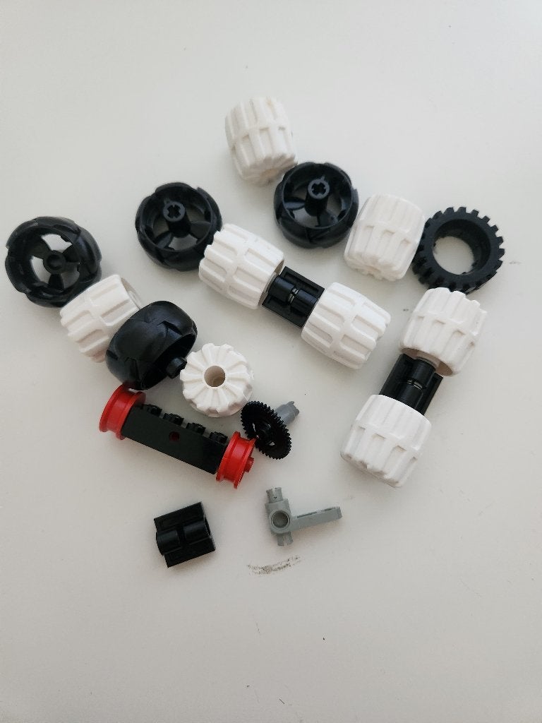 Lego - wielen (1), Ophalen of Verzenden, Gebruikt, Losse stenen, Lego