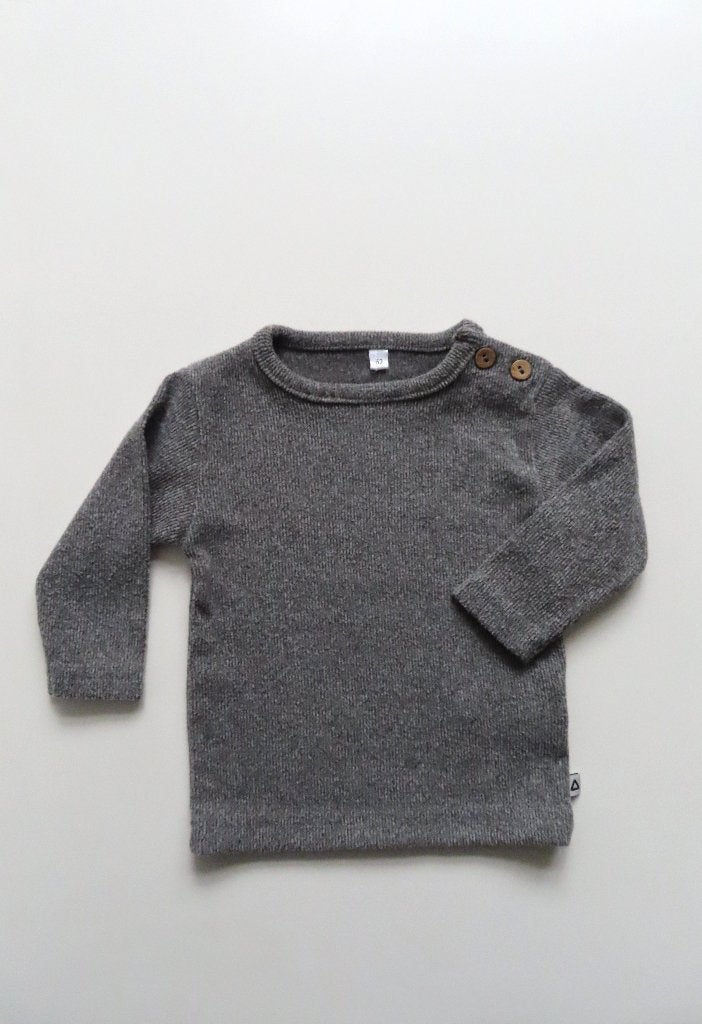 Gebreide Trui Grijs Prénatal mt 62 (L87), Kinderen en Baby's, Babykleding | Maat 62, Zeeman, Truitje of Vestje, Ophalen of Verzenden